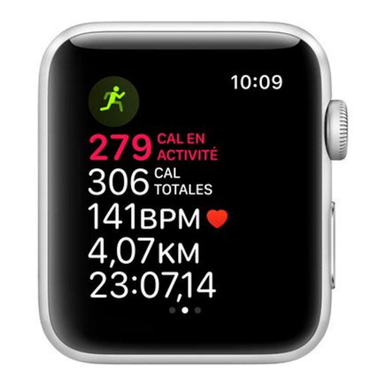 Montre Connectée Apple Watch Series 3 GPS 38mm Aluminium Argent (sans bracelet) - Grade AB Montre Connectée Apple Watch Series 3 GPS 38mm Aluminium Argent (sans bracelet) - Grade AB