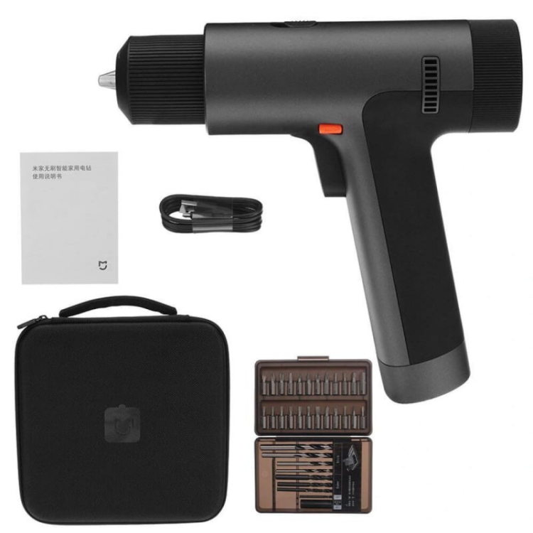 Visseuse / Tournevise Electrique 2 en 1 Sans Fil Xiaomi 12V 2000mAh Noir Visseuse / Tournevise Electrique 2 en 1 Sans Fil Xiaomi 12V 2000mAh Noir