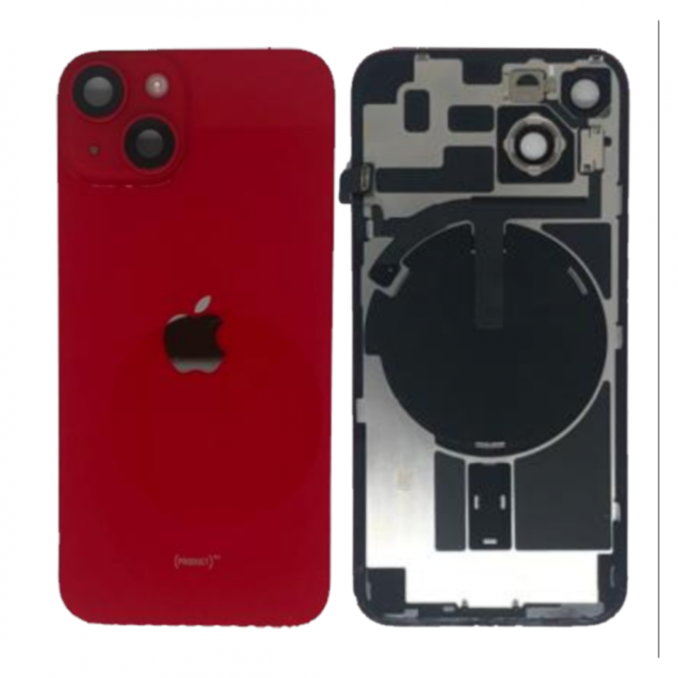 Vitre Cache Arrière iPhone 14 Rouge (Origine Demonté) - Grade A Vitre Cache Arrière iPhone 14 Rouge (Origine Demonté) - Grade A