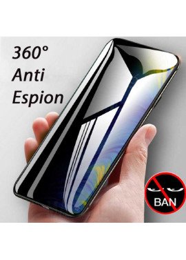 Verre Trempé Anti Espion 360° pour iPhone 15 Pro