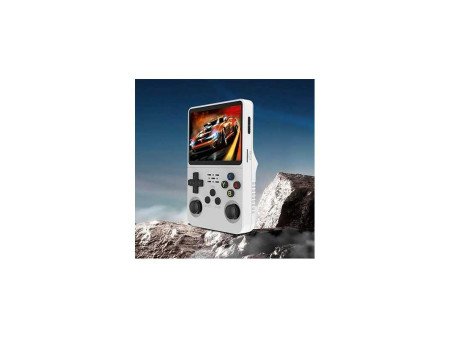 Mini Console de Jeu Vidéo Portable R36 Écran IPS 3,5" 64 Go - Blanc