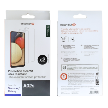 Lot de 2 Protections d'Écran ESSENTIELB pour Samsung Galaxy A02s/A03s