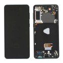 Écran Samsung Galaxy S21 Plus (G996) Noir + Châssis | Soft OLED OEM