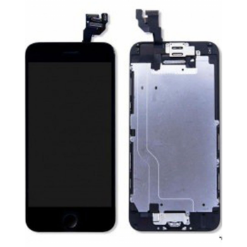 Ecran iPhone 6 Plus Blanc | Noir avec Caméra avant + Ecouteur Interne + Bouton Home (Prémonté)