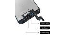 Ecran iPhone 6S + Plaque métal + Joint Adhésif (OEM) Alternative d'origine Noir | Blanc