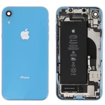 Châssis Complet iPhone XR - Connecteur de Charge + Batterie (Origine Demonté) Noir | Blue