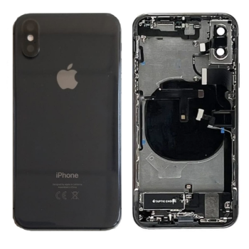 Châssis Vide iPhone X Argent | Noir (Origine Demonté) - Grade AB