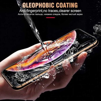 Verre Trempé 10D Pleine Couverture Pour iPhone