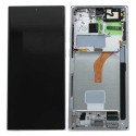 Ecran Samsung Galaxy S22 Ultra 2022 (S908) + Châssis (OEM Soft Oled) bLANC | Noir