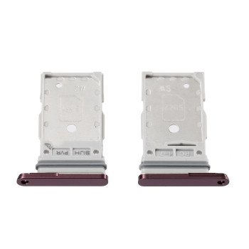 Tiroir SIM Samsung Galaxy S22 Ultra (S908B) Rouge Bordeaux  | Noir | Blanc | Vert