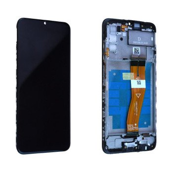 Écran Samsung Galaxy A03s (A037F) Noir + Châssis Origine