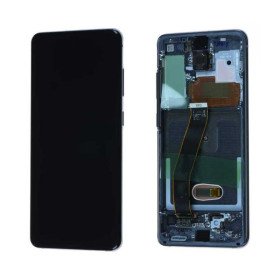 Ecran Samsung Galaxy S20 4G/5G (G980/G981) Noir + Châssis (Soft Oled)