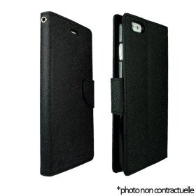 Housse Grainé Simili-cuir iPad 10.9" (10e génération) 2022 Noir