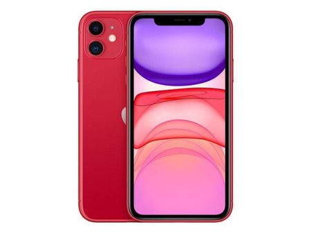 Apple iPhone 11 128 Go Rouge - Smartphone Performant avec Écran 6.1"