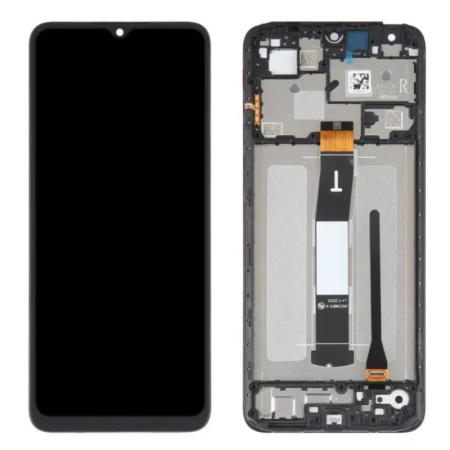 Écran Xiaomi Redmi 12C Noir + Châssis (Service Pack)