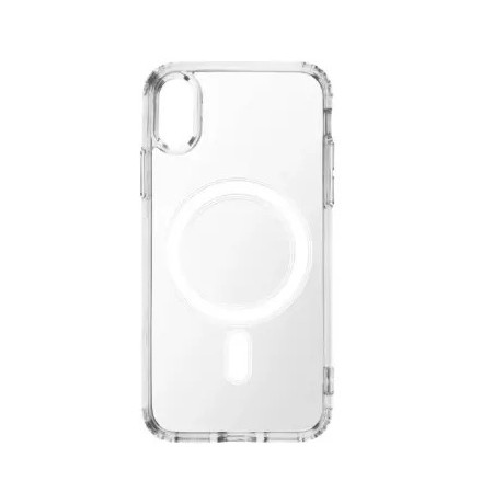 Housse Coque Silicone MagSafe iPhone X / XS – Transparente