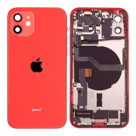 Coque arrière complète iPhone 12 Rouge – Châssis de remplacement