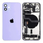Coque arrière complète iPhone 12 Violet – Châssis de remplacement