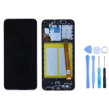 Écran Complet Original Samsung Galaxy A20E Noir avec Outils de Remplacement