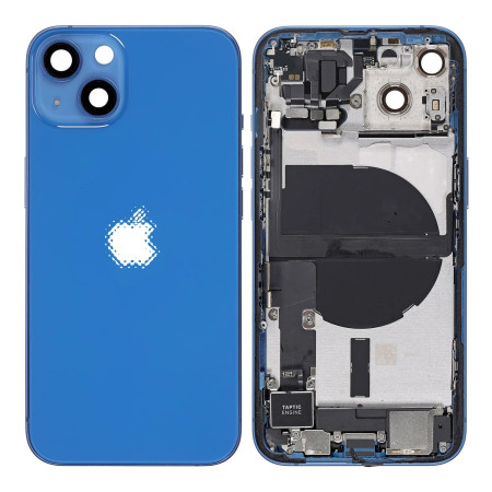 Châssis arrière iPhone 13 complet prémonté - Bleu